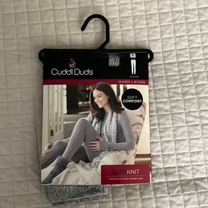 CuddlDuds Soft Knit Leggings - S